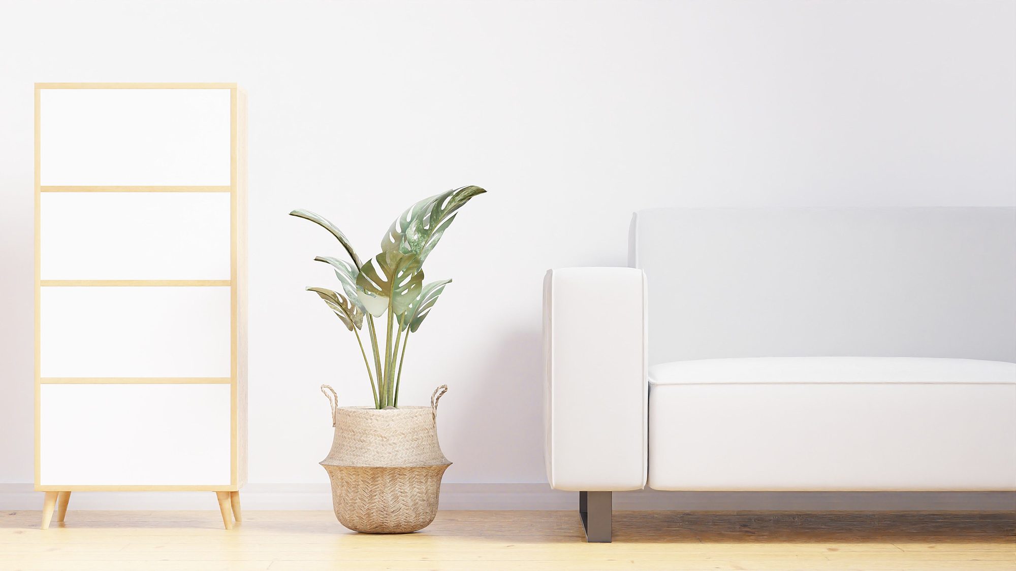 Cozy minimal living room interior design representing Splash Maids premium residential cleaning standards