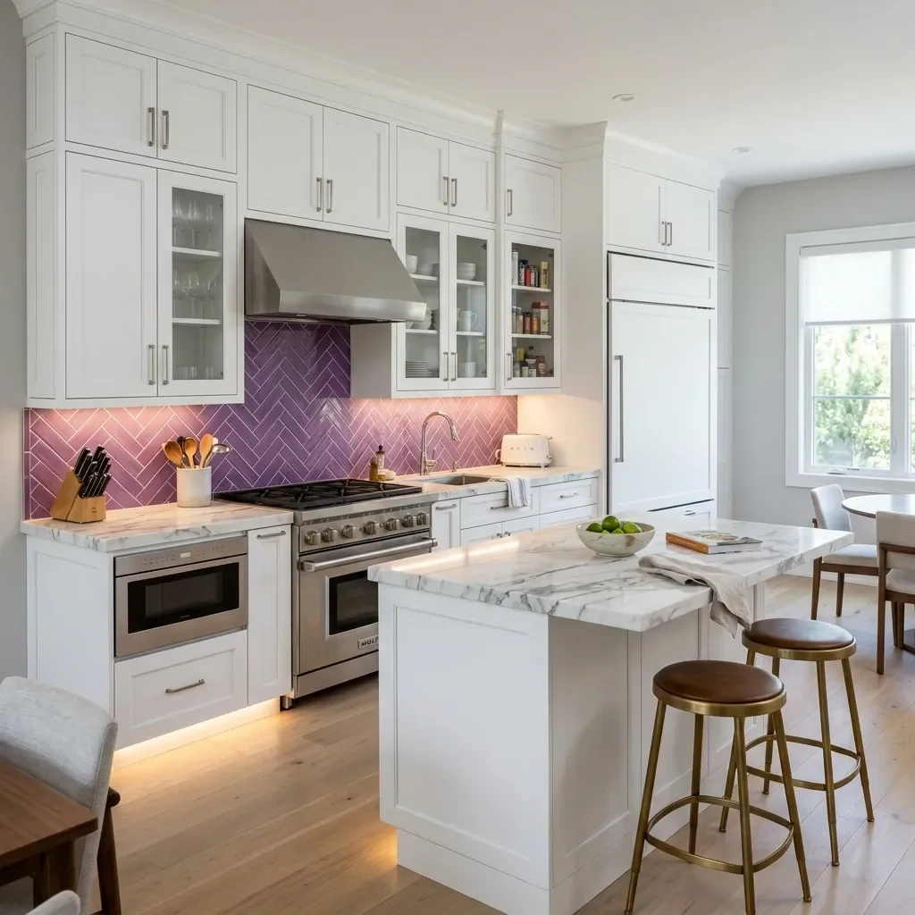Spotless modern kitchen interior