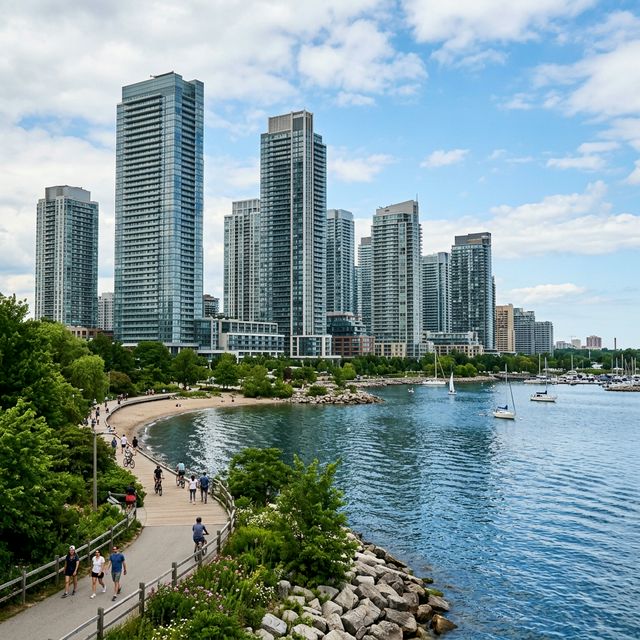 Etobicoke suburbs and lakeshore